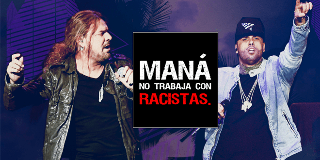 Maná rompe relaciones con Nicky Jam: “No trabajamos con racistas”