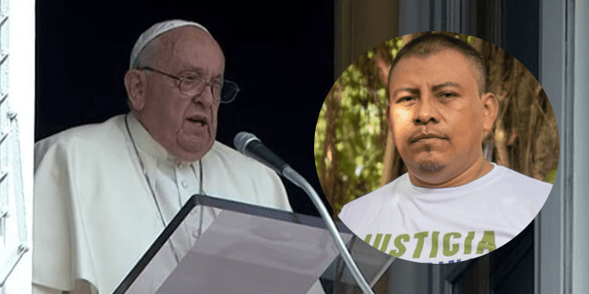 Papa Francisco condenó el asesinato del ambientalista Juan López en Honduras